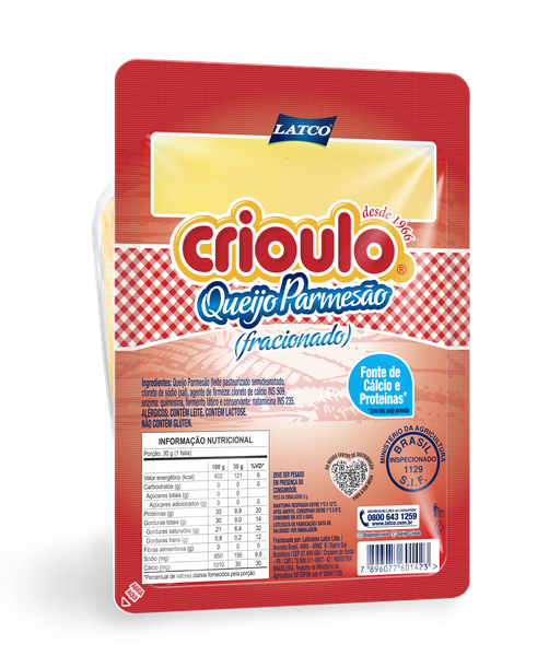 QUEIJO PARMESAO CRIOULO 300GR