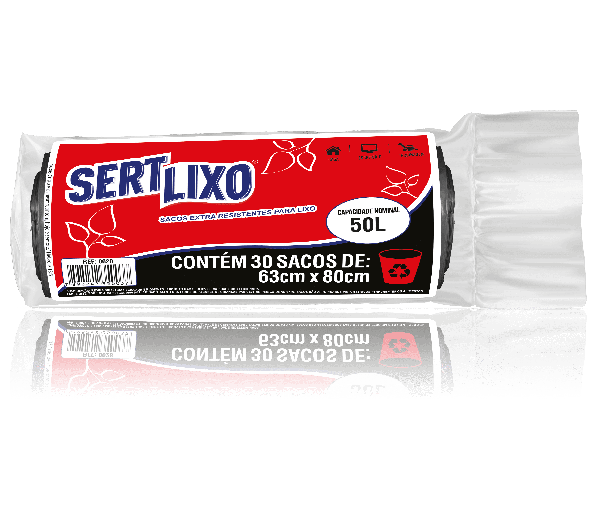 SACOS DE LIXO SERT LIXO 50 L