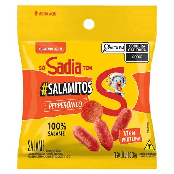 SALAMITOS SADIA SNACK PEPPERONI 36G