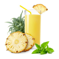 SUCO POLPA DE ABACAXI C/HORTEL