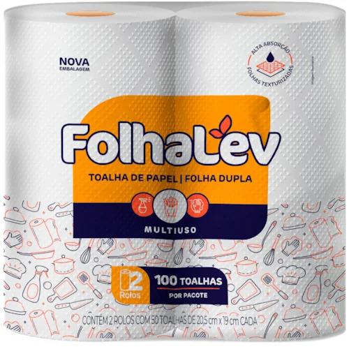 TOALHA PAPEL FOLHALEV 50FL