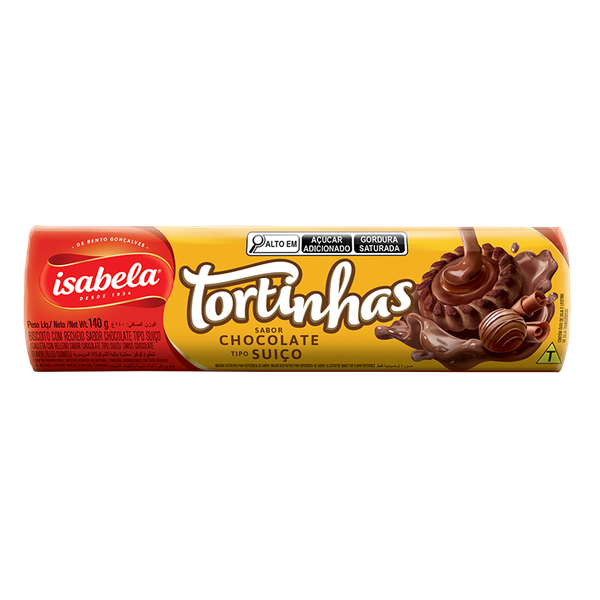 TORTINHA CHOC SUICO ISABELA 140GR