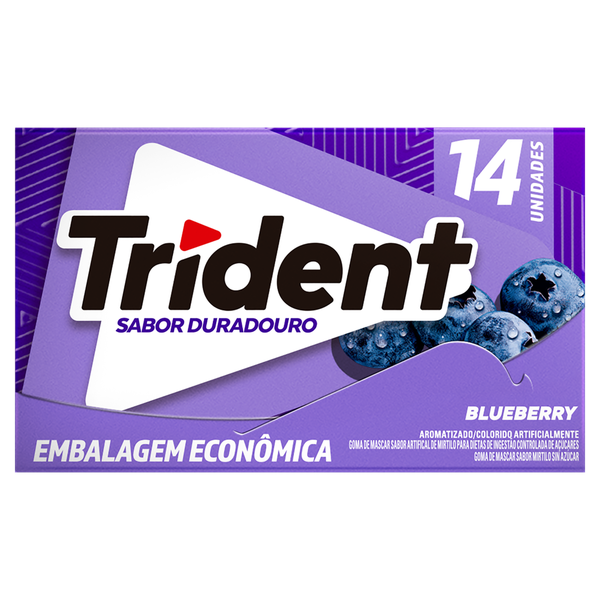 TRIDENT BLUEBERRY C/14UN 25,2G