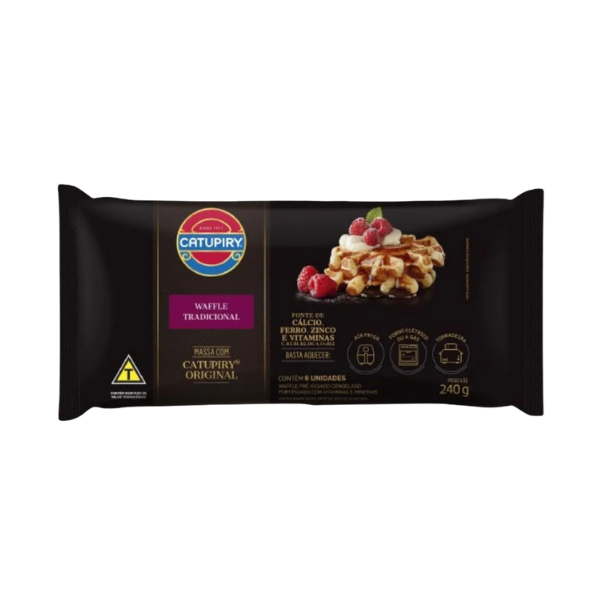 WAFFLE CATUPIRY TRAD S/ RECHEIO 240GR