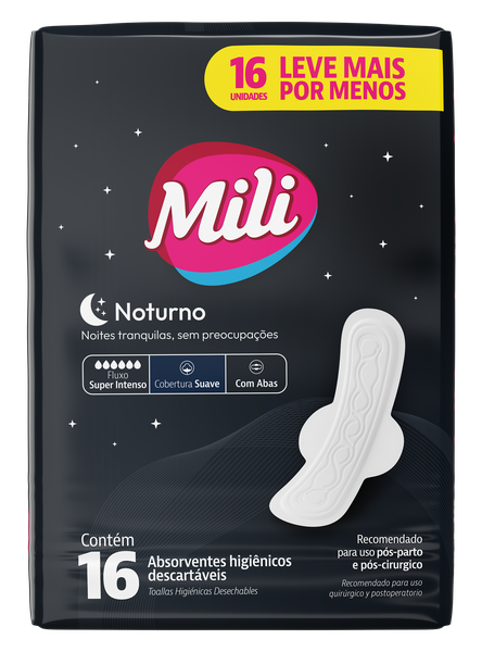 ABSORVENTE MILI NOTURNO F.INTENSO L16P14