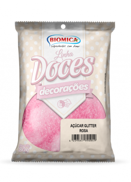 ACUCAR BIOMICA 80G P/ CONFEITEIRO GLITTE