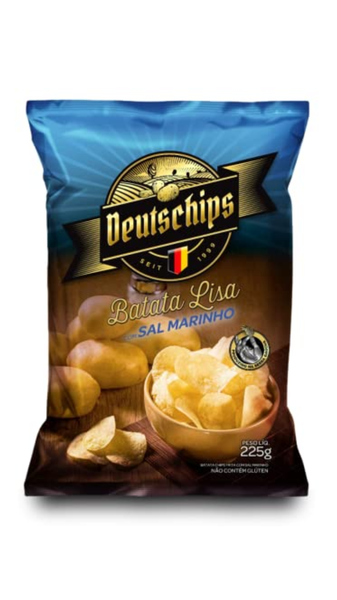 BATATA DEUTSCHIPS 225G LISA C/SAL