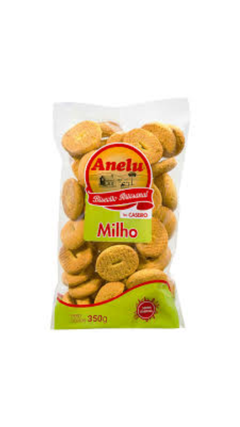BISCOITO ANELU 350G MILHO