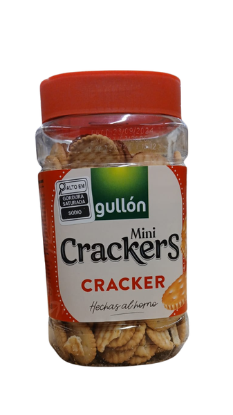 BISCOITO GULLON 350G MINI CRACKERS