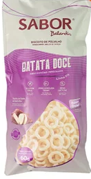 BISCOITO SABOR 60G ROSCA POLV.BAT.DOCE