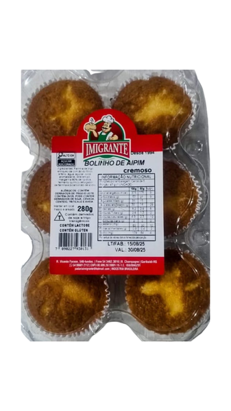 BOLO IMIGRANTE BDJ/280G AIPIM