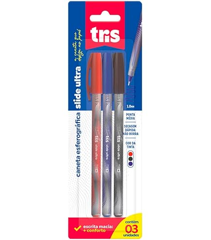 CANETA ESF TRIS SLIDE 1.0MM SUMMIT