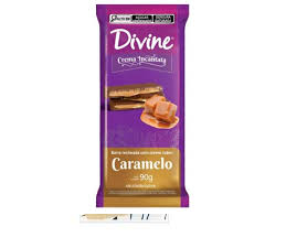 CHOC.DIVINE 90G LEITE 37% RECH.CARAMELO