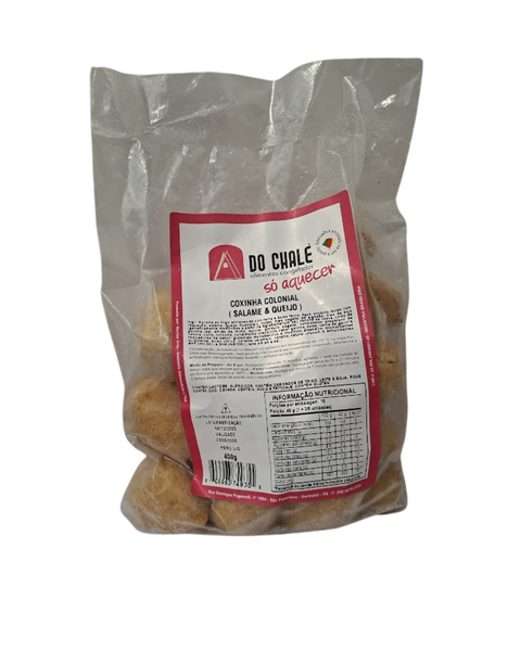 COXINHA SALAME/QUEIJO 400G CHALE DAS DEL