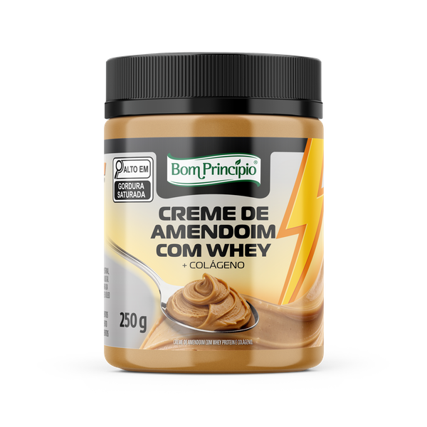 CREME AMENDOIM BOM PRINCIPIO 250G WHEY E