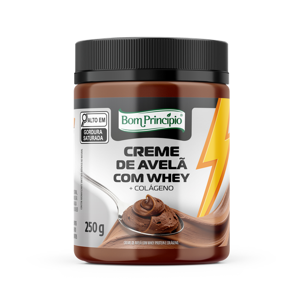 CREME AVELA BOM PRINCIPIO 250G WHEY COLAGENO
