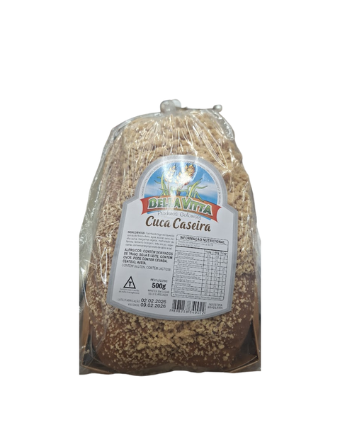 CUCA RECHEADA CASEIRA BELLA VITTA 500G