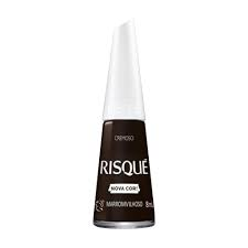 ESMALTE RISQUE CREMOSO MARROMVILHOSO
