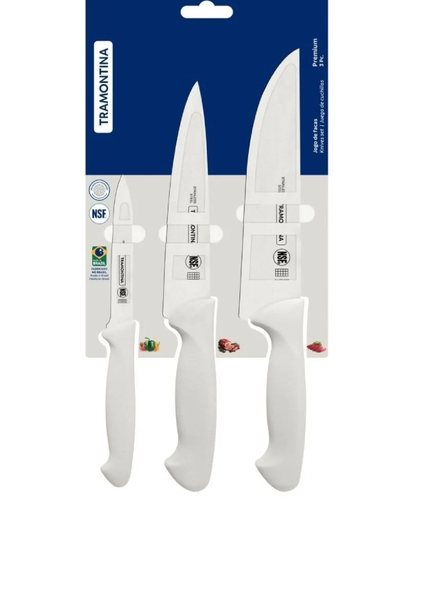 JG TRAMONTINA 3PCS FACAS PREM.R/24499/81