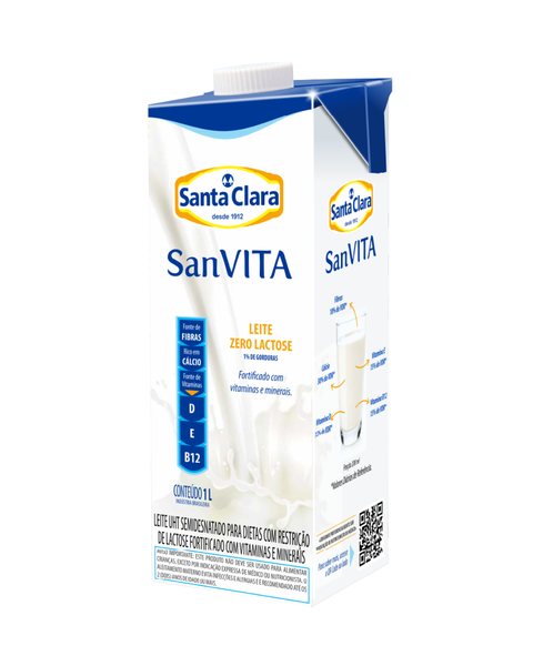 LEITE UHT SANTA CLARA TP/1L SANVITA