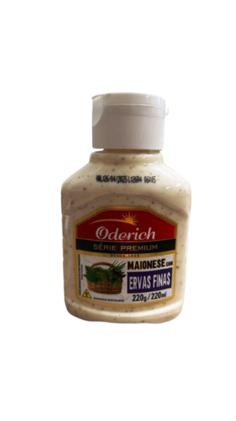 MAIONESE ODERICH BS/220G C/ ERVAS FINAS