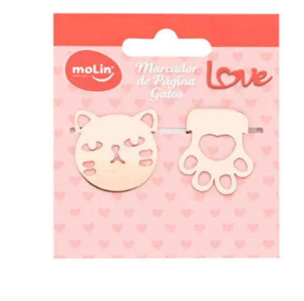 MARCADOR DE PAGINA MOLIN 2UND LOVE GATO