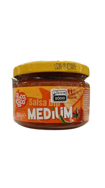MOLHO SALSA MEDIA POCO LOCO 260G
