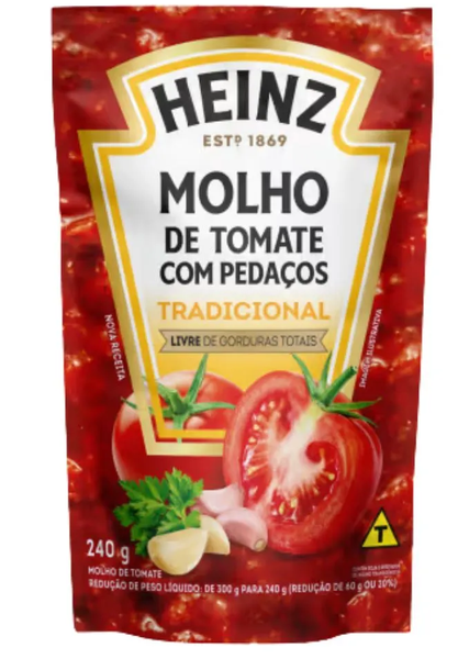 MOLHO TOMATE HEINZ SH 240G TRAD.