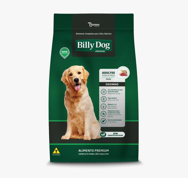 PACAO P/CAES BILLY DOG 1KG ADULTO OSSINH