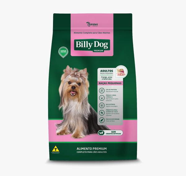 PACAO P/CAES BILLY DOG 1KG RACAS PEQUENA