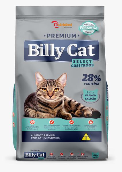 PACAO P/GATOS BILLY CAT 1KG SELECT CASTR