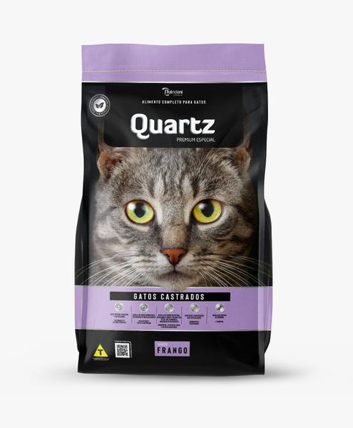 PACAO P/GATOS QUARTZ 1KG FRANGO CASTRADO