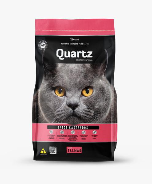 PACAO P/GATOS QUARTZ 1KG SALMAO CASTRADO