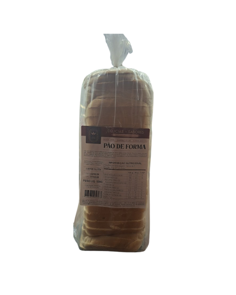 PAO DE FORMA PCT/500G DELICIAS E SABORES