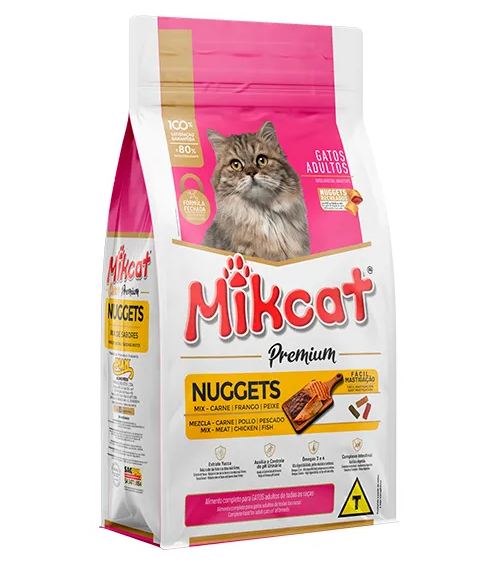 RACAO MIK CAT 1KG GATO CROOC