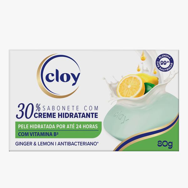 SABONETE CLOY 80G GINGER LEMON ANTIBAC H