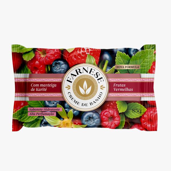 SABONETE FARNESE 85G FRUTAS VERMELHAS