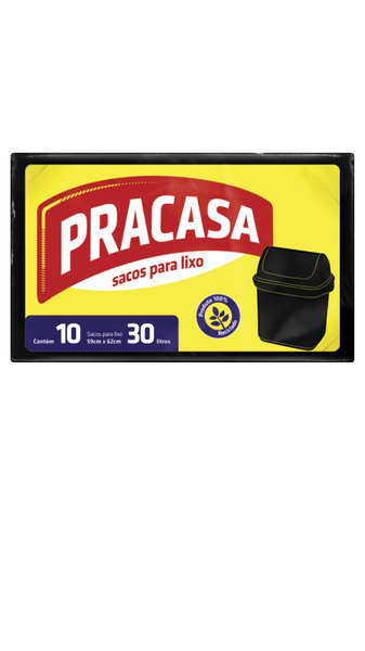 SACO P/LIXO PRA CASA 10UND 30L