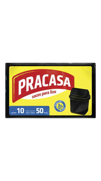 SACO P/LIXO PRA CASA 10UND 50L