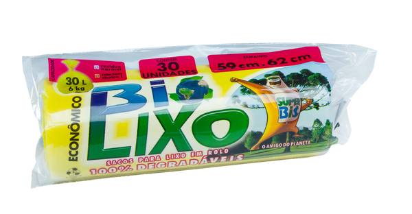 SACO P/LIXO SUPER PLASTICO 30UN-30L ECONOMIC