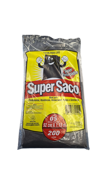 SACO P/LIXO SUPER SACO 5UND 200L