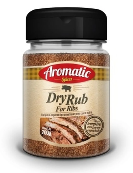 TEMPERO AROMATIC P/CARNE 200G DRY RUB
