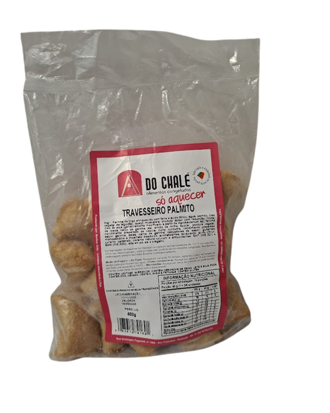 TRAVESSEIRO PALMITO 400G CHALE DAS DELIC