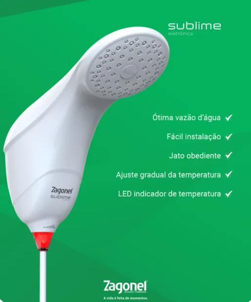 DUCHA ELETRON.ZAGON.SUBL.110/5500W