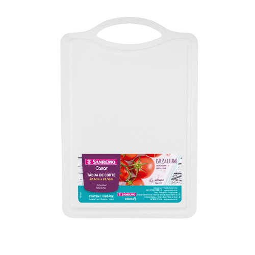 TABUA DE CORTE SANREMO 42,6CM X 26,5CM PLASTICA