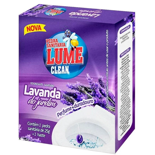 PEDRA SANITARIA LUME CLEAN 25G LAVANDA
