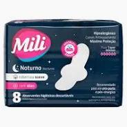 ABSORVENTE MILI NOTURNO SUAVE COM ABAS 8UN