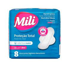 ABSORVENTE MILI P TOTAL COM ABAS 8UN