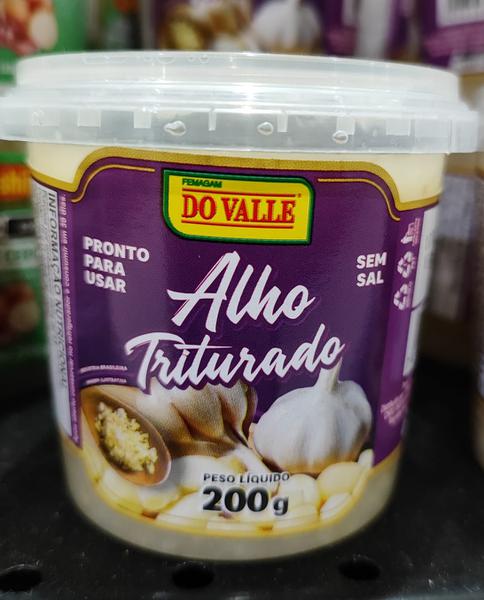 ALHO TRITURADO DO VALLE PURO ALHO 200G