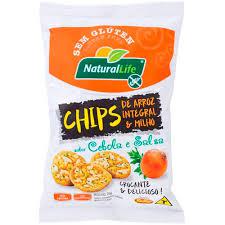 CHIPS NATURAL LIFE ARROZ INT MILHO 70G
